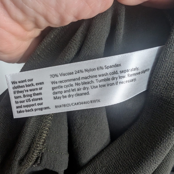 Eileen Fisher Washable Crepe Slim Pant Size L NWOT - Picture 7 of 9